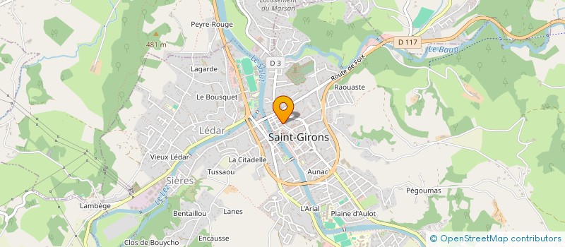 localisation de l'entreprise BOLDA à SAINT-GIRONS