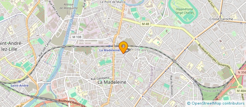 localisation de l'entreprise BOLDING  LA MADELEINE