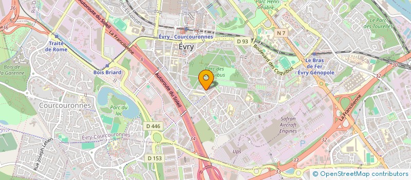 localisation de l'entreprise BOLDING WORK FRANCE  EVRY-COURCOURONNES