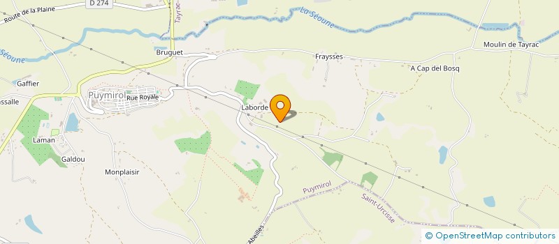 localisation de l'entreprise BOLDINI MICHEL  SAINT-ROMAIN-LE-NOBLE