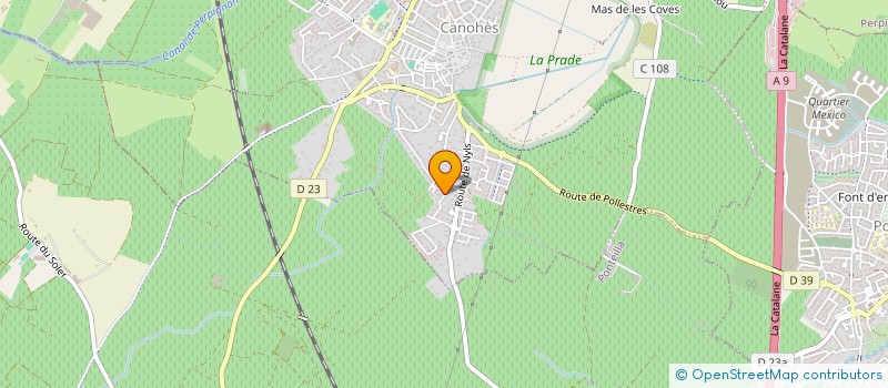 localisation de l'entreprise BOLDNESS  CANOHES