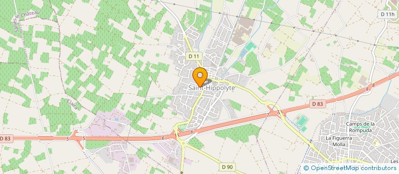 localisation de l'entreprise BOLDRON PLOMBERIE  SAINT-HIPPOLYTE