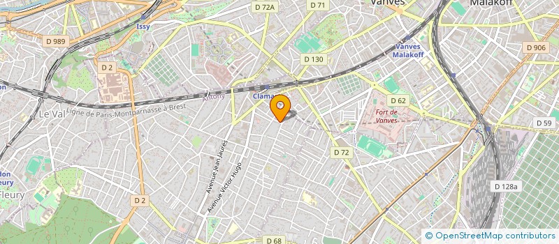 localisation de l'entreprise BOLE à CLAMART