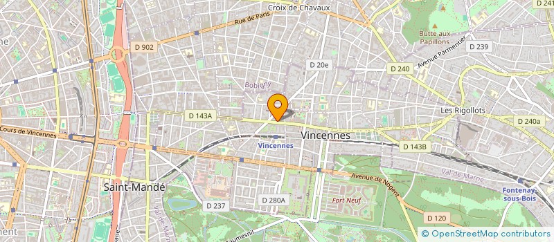 localisation de l'entreprise BOLEA à VINCENNES
