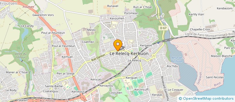 localisation de l'entreprise BOLEC 2019  LE RELECQ-KERHUON