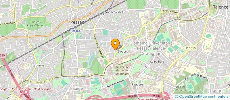 localisation de l'entreprise BOLEGA ! à PESSAC