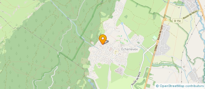 localisation de l'entreprise BOLERO  ECHENEVEX