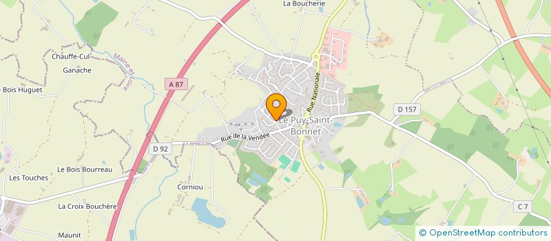 localisation de l'entreprise BOLEZO IMMO à CHOLET