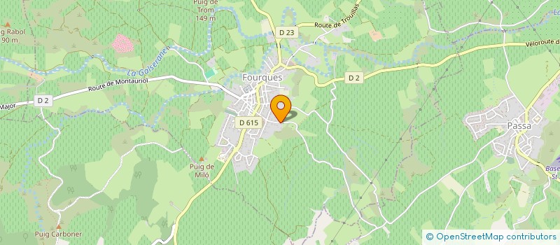 localisation de l'entreprise BOLFA  FOURQUES