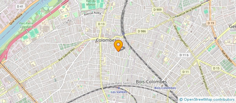 localisation de l'entreprise BOLG à COLOMBES