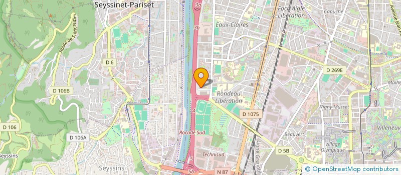 localisation de l'entreprise BOLGE BATIMENT à GRENOBLE