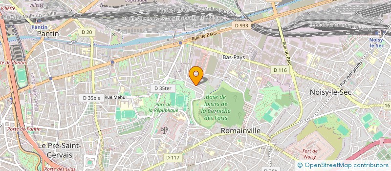 localisation de l'entreprise BOLI CORP à ROMAINVILLE