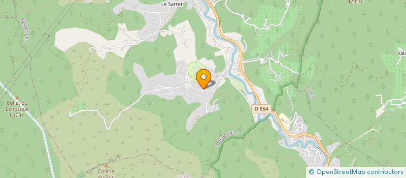 localisation de l'entreprise BOLIAN  BELGENTIER