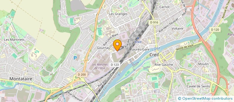 localisation de l'entreprise BOLID PIECES AUTO à CREIL