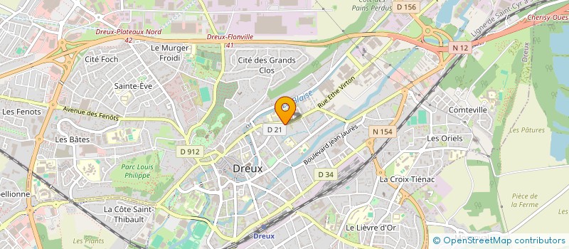 localisation de l'entreprise BOLIDER à DREUX