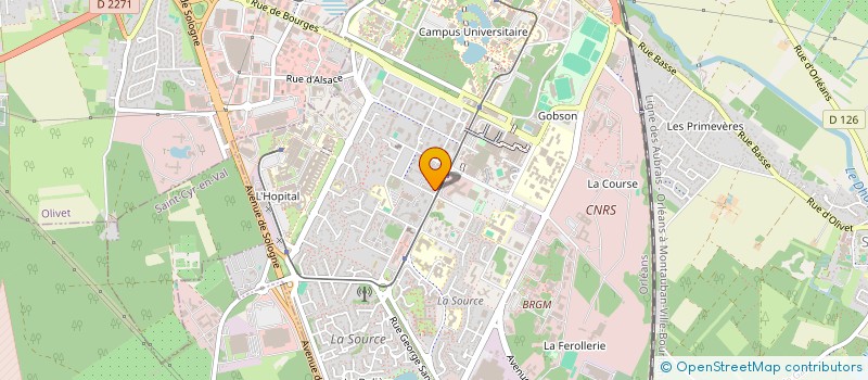 localisation de l'entreprise BOLIDIS à ORLEANS