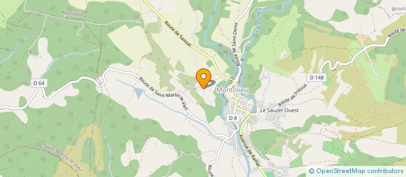 localisation de l'entreprise BOLIDOC  MONTOLIEU