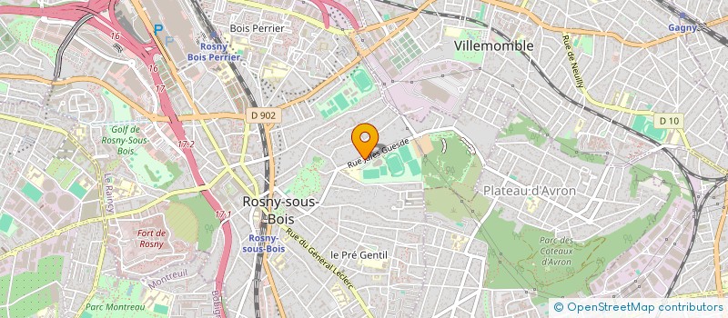 localisation de l'entreprise BOLIE à ROSNY-SOUS-BOIS