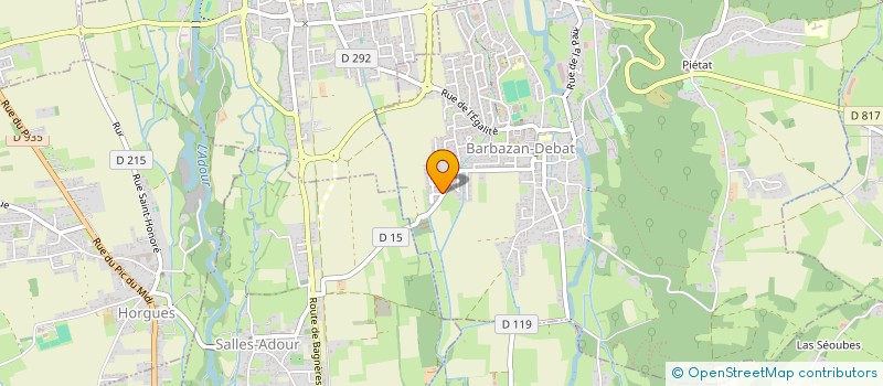 localisation de l'entreprise BOLIES INDIVISION  BARBAZAN-DEBAT