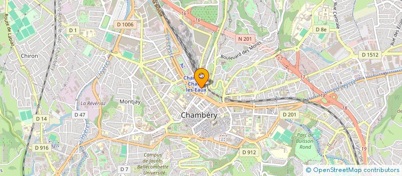 localisation de l'entreprise BOLIEU PROMOTION  CHAMBERY