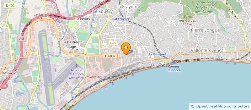 localisation de l'entreprise BOLIGNANO PLOMBERIE CHAUFFAGE  CANNES