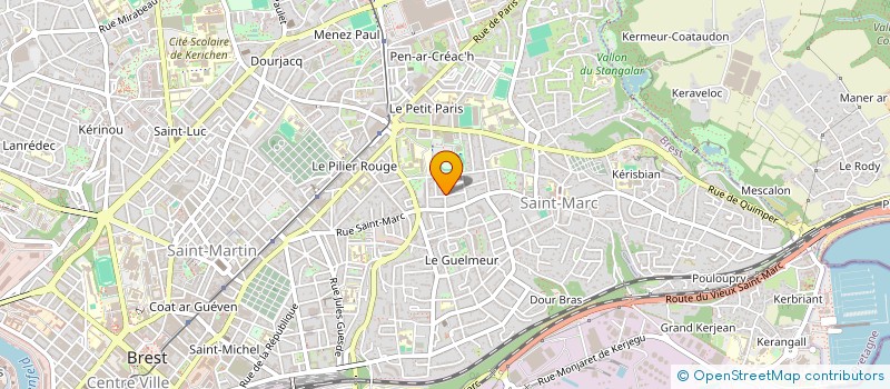 localisation de l'entreprise BOLINOIS & LEGOUET à BREST