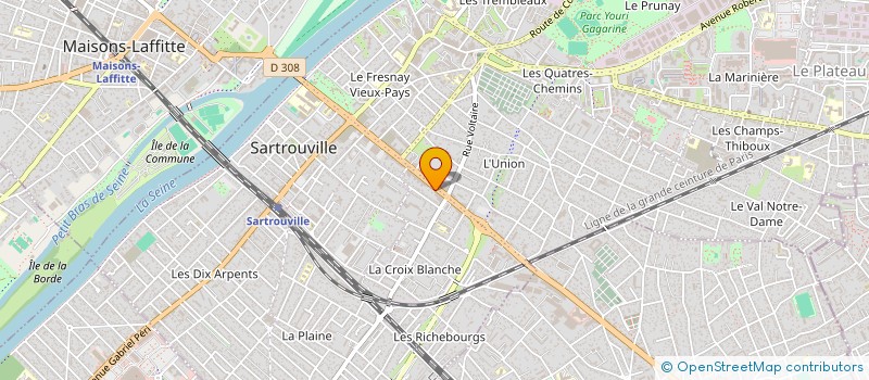 localisation de l'entreprise BOLISHI SARL à SARTROUVILLE