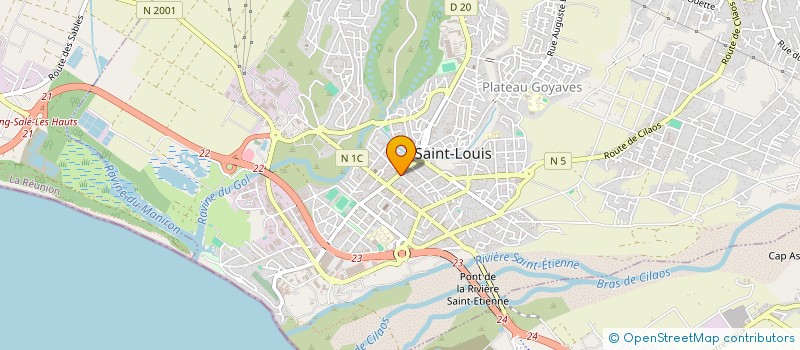 localisation de l'entreprise BOLITEX à SAINT-LOUIS