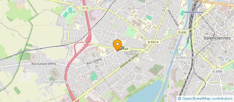 localisation de l'entreprise BOLIVAR  VALENCIENNES