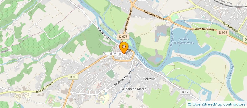 localisation de l'entreprise BOLIVAR à SAINT-AIGNAN