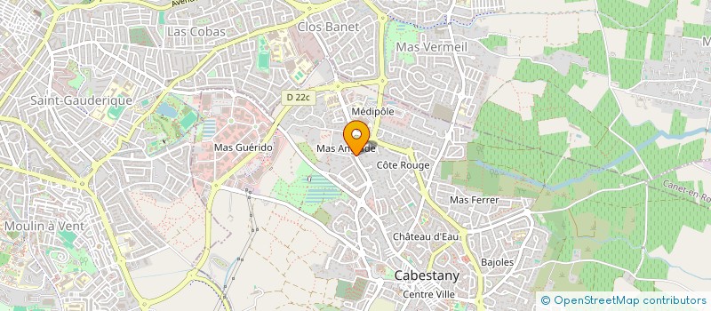 localisation de l'entreprise BOLKERE  CABESTANY