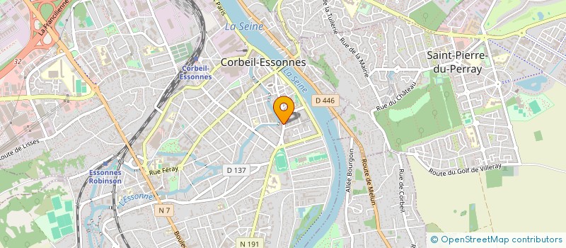 localisation de l'entreprise BOLLAND à CORBEIL-ESSONNES
