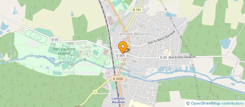 localisation de l'entreprise BOLLARO MENUISERIE E.U.R.L. à LAMOTTE-BEUVRON