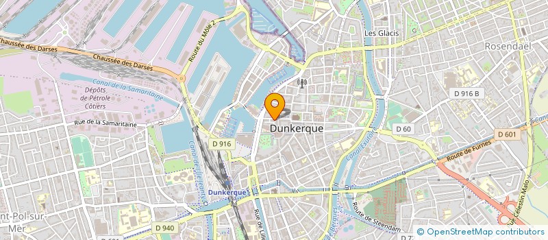 localisation de l'entreprise BOLLE VANDEWALLE à DUNKERQUE