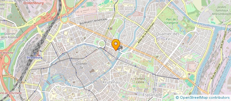 localisation de l'entreprise BOLLECKER ESTHETIQUE à STRASBOURG