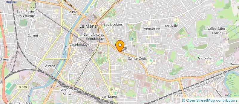 localisation de l'entreprise BOLLEE TRANSACTION  LE MANS