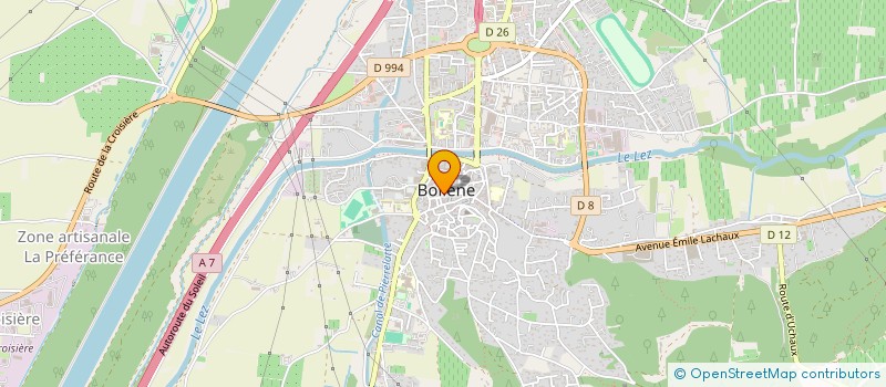 localisation de l'entreprise BOLLENE GYMNASTIQUE à BOLLENE