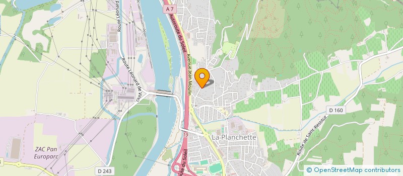 localisation de l'entreprise BOLLENE HANDBALL CLUB à BOLLENE