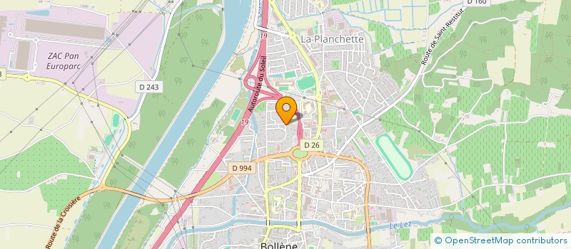 localisation de l'entreprise BOLLENE MUAY THAI à BOLLENE