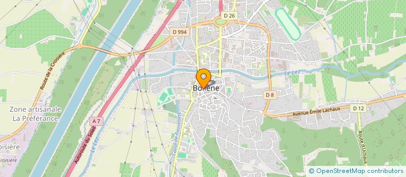 localisation de l'entreprise BOLLENE SHOES à BOLLENE