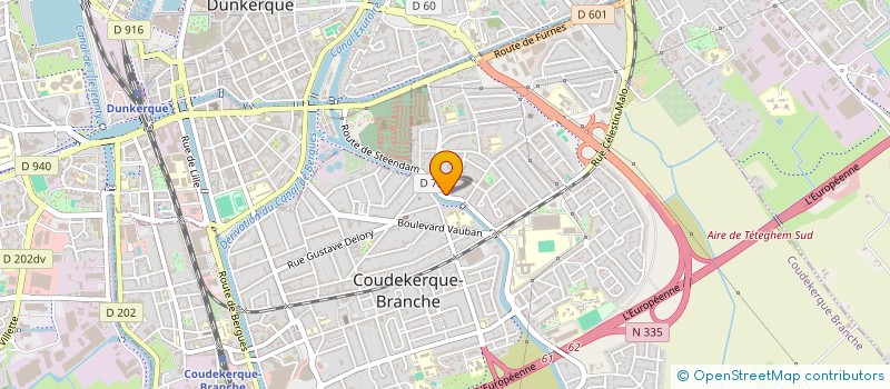 localisation de l'entreprise BOLLENGIER à COUDEKERQUE-BRANCHE