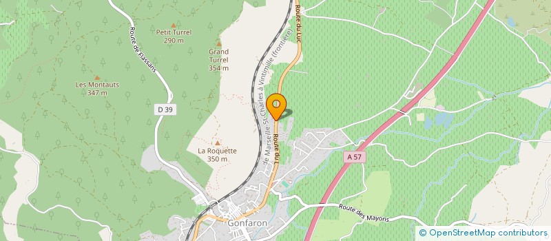 localisation de l'entreprise BOLLERY ET FILS à GONFARON
