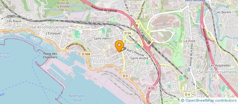 localisation de l'entreprise BOLLET ET ASSOCIES à MARSEILLE