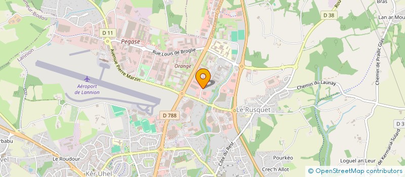 localisation de l'entreprise BOLLORE TP à LANNION