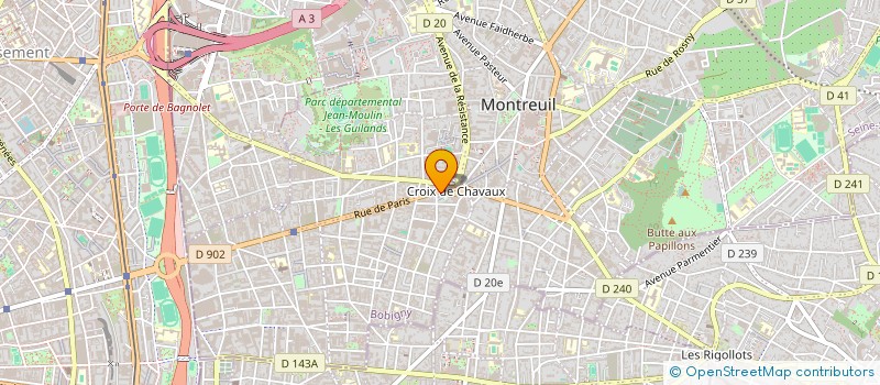 localisation de l'entreprise BOLLYWOOD BEAUTE à MONTREUIL
