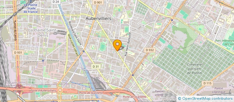 localisation de l'entreprise BOLLYWOOD BEAUTY LONGE  AUBERVILLIERS