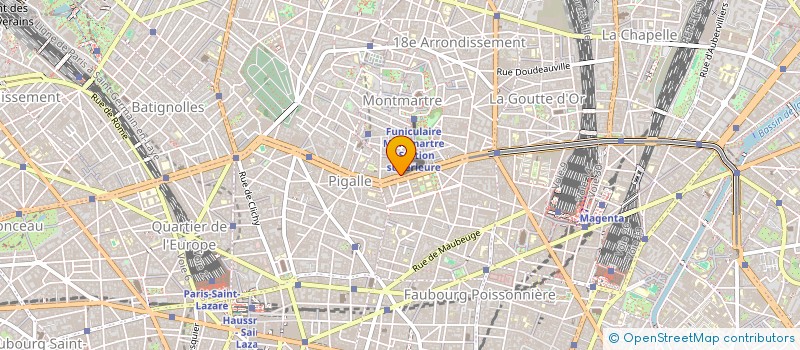 localisation de l'entreprise BOLLYWOOD BOULEVARD  PARIS 18