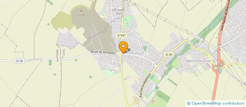 localisation de l'entreprise BOLLYWOOD STAR  HULLUCH