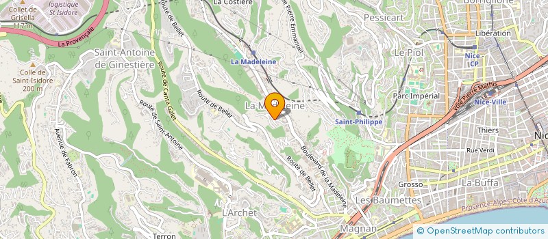 localisation de l'entreprise BOLO RENOVATION à NICE