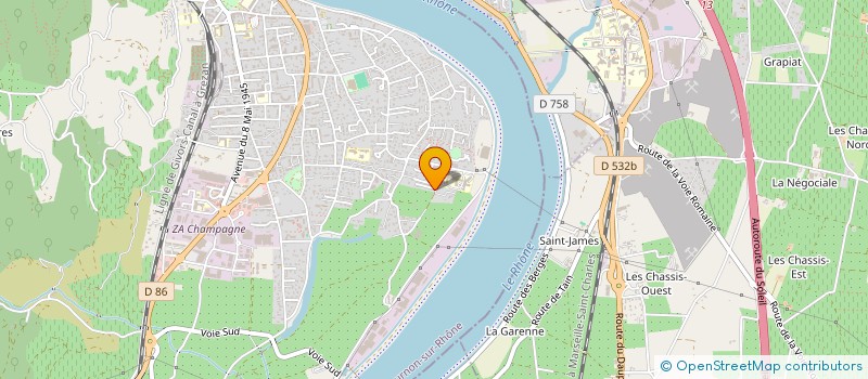 localisation de l'entreprise BOLOCO à TOURNON-SUR-RHONE